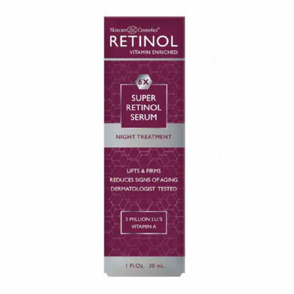 سرم شب ضد چروک و سفت کننده رتینول RETINOL مدل 6X حجم 30میل