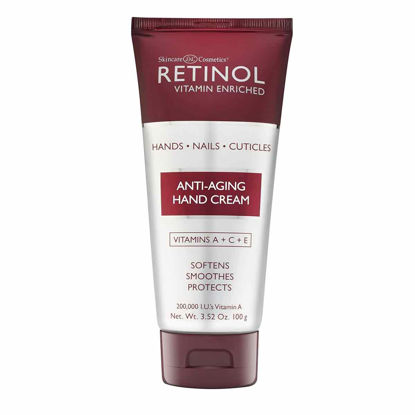 کرم دست و ناخن جوان کننده و ضد چروک رتینول RETINOL مدل ANTI-AGING HAND CREAM حجم 100 میل 