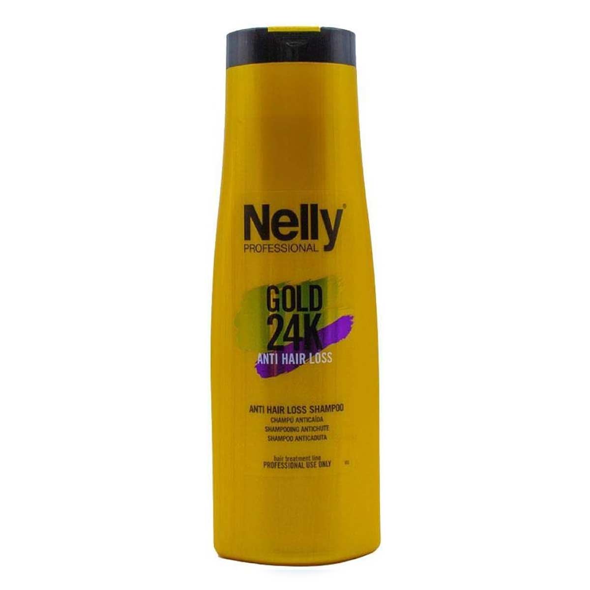 شامپو ضد ریزش مو نلی پروفشنال NELLY مدل ANTI HAIR LOSS حجم 400 میل 