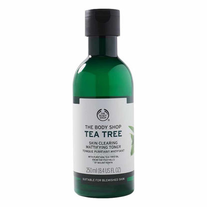 تونر مات کننده بادی شاپ THE BODY SHOP مدل TEE TREE مناسب پوست چرب و دارای لک حجم 250 میل