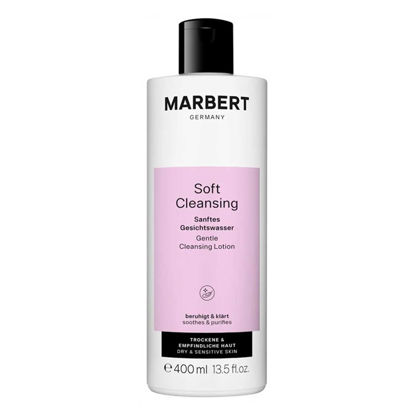 تونر تسکین دهنده و مرطوب کننده صورت ماربرت MARBERT مدل Soft Cleansing مناسب پوست خشک و حساس حجم 400 میل