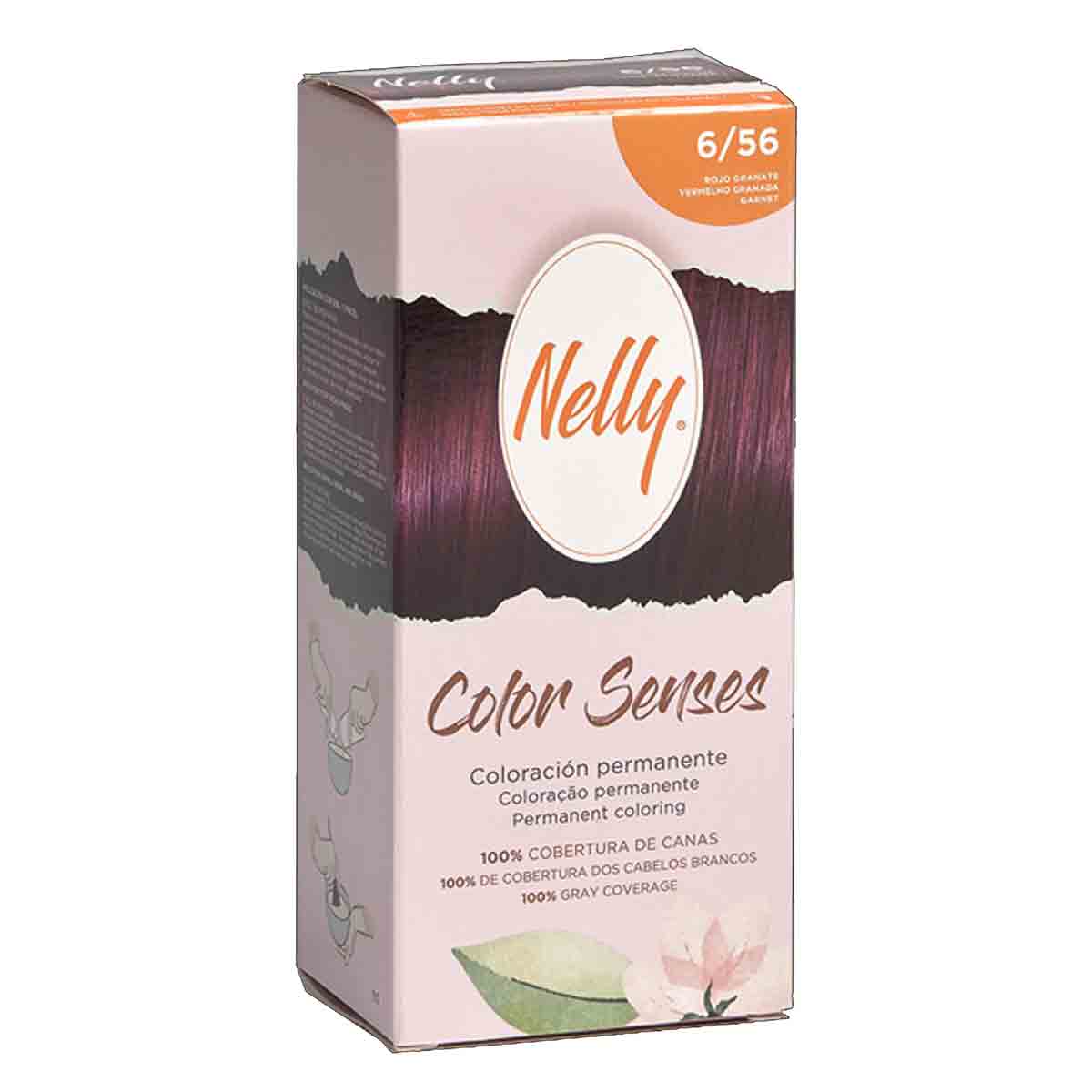 کیت رنگ مو کالرسنس نلی NELLY مدل COLOR SENSES شماره 6/56