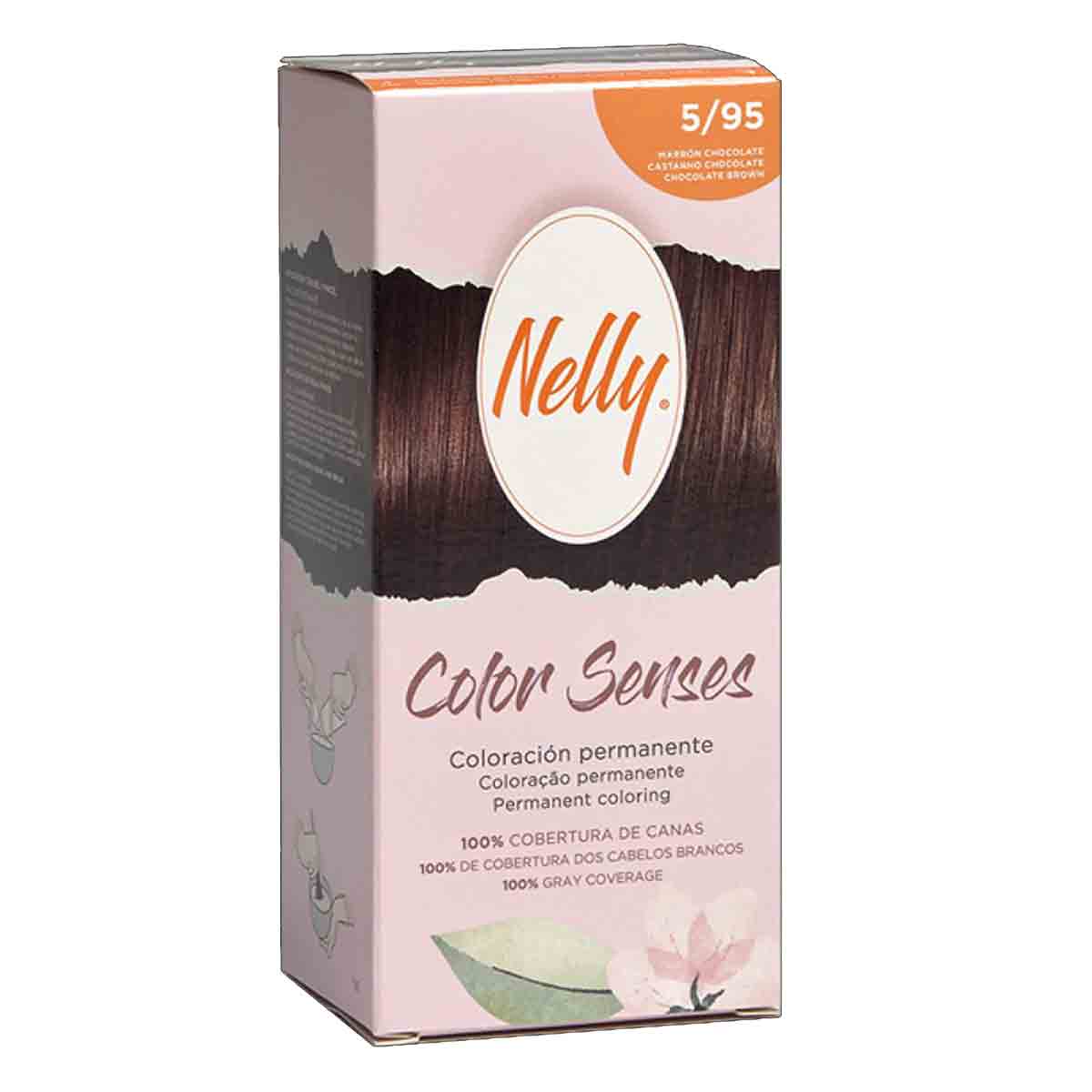 کیت رنگ مو کالرسنس نلی NELLY مدل COLOR SENSES شماره 5/95