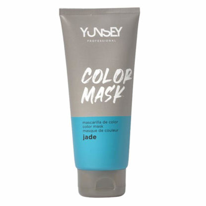 ماسک مو رنگساژ آبی فیروزه ای یانسی YUNSEY مدل COLOR MASK حجم 200 میل