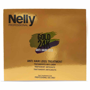 ویال (آمپول) تقویتی و ضد ریزش و محرک رشد مو نلی پروفشنال NELLY مدل ANTI-HAIR LOSS حجم 10 ویال 10 میل