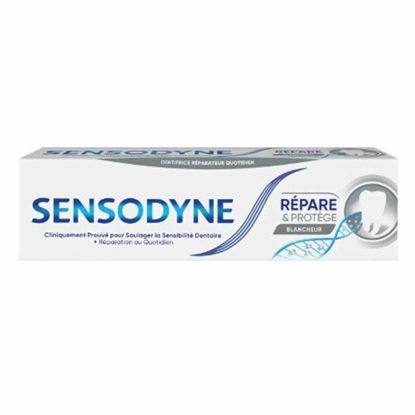 خمیردندان سنسوداین Sensodyne سری REPARE & PROTEGE مدل BLANCHEUR حجم 75 میل 