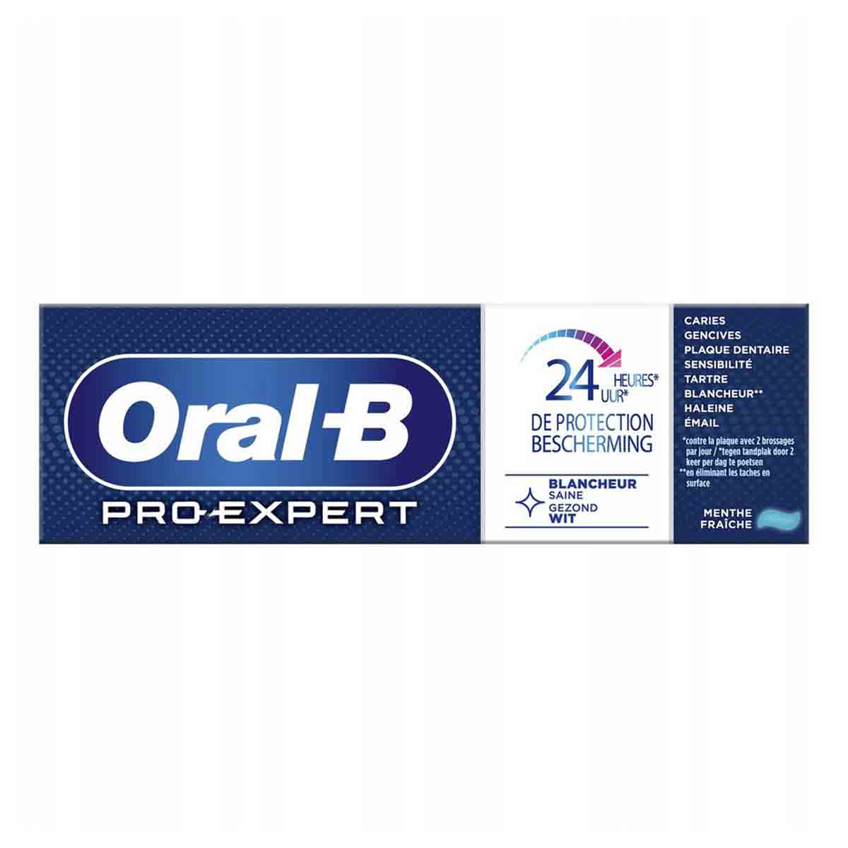 خمیردندان اورال بی Oral-B سری Pro Expert مدل HEALTHY WHITE حجم 75 میل 