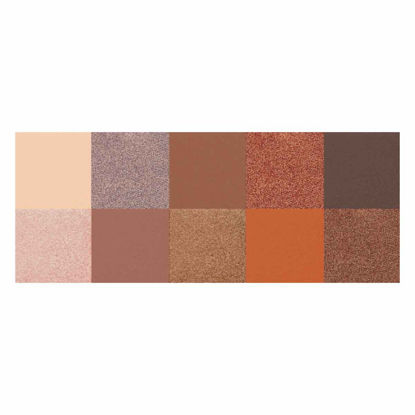  پالت سایه 10 رنگ شماره 20 میکاپ فکتوری MAKEUP FACTORY مدل Touch of Bronze حجم 16 گرم 