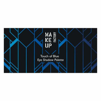 پالت سایه 10 رنگ شماره 06 میکاپ فکتوری MAKEUP FACTORY مدل Touch of Blue حجم 16 گرم 