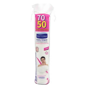 پد آرایشی سپتونا مدل گرد 70+50 Septona بسته 120 عددی