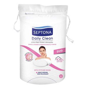 پد آرایشی بیضی دوطرفه سپتونا Septona بسته 40 عددی