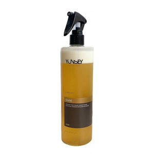 اسپری دو فاز مو کراتین ( گلد ) یانسی YUNSEY مدل KERATIN آبرسان و نرم وترمیم کننده مناسب موی فرسوده و شکننده و آسیب دیده حجم 500 میل