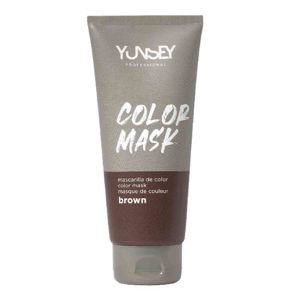 ماسک مو رنگساژ قهوه ای یانسی YUNSEY مدل COLOR MASK حجم 200 میل