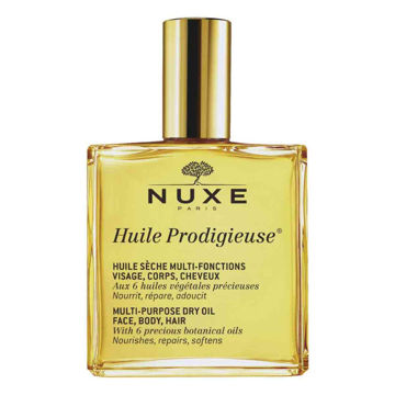 روغن بدن و مو و صورت ضد ترک پوستی و آبرسان نوکس Nuxe مدل Huile Prodigieuse حجم 50 میل