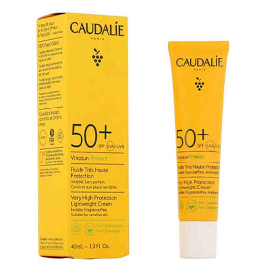 ضدآفتاب فلوییدی SPF50 کدلی Caudalie مدل Vinosun Protect حجم 40 میل