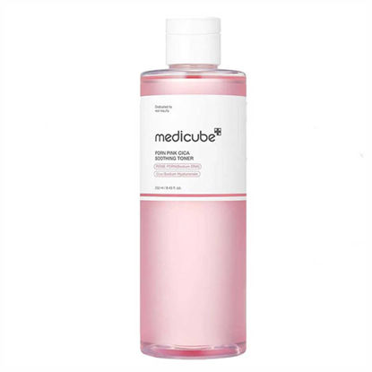 تونر روشن کننده وتسکین دهنده مدی کیوب medicube مدل PDRN PINK CICA حجم 250 میل