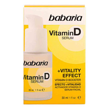 سرم صورت درخشان کننده و احیا کننده باباریا babaria مدل ویتامین دی Vitamin D حجم 30 میل