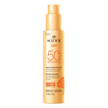 اسپری ضد آفتاب صورت و بدن spf50 نوکس Nuxe مدل Melting حجم 150 میل