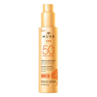 اسپری ضد آفتاب صورت و بدن spf50 نوکس Nuxe مدل Melting حجم 150 میل