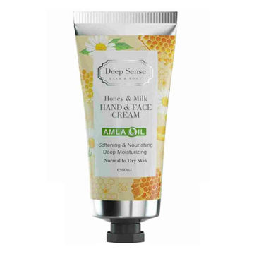 کرم مرطوب کننده دست و صورت دیپ سنس DEEP SENSE حاوی رایحه شیر و عسل حجم 60 میل