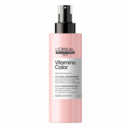 کرم مو بعد از حمام 10 کاره موهای رنگ شده لورال پرفشنال Loreal professional مدل Vitamino Color حجم 190 میل