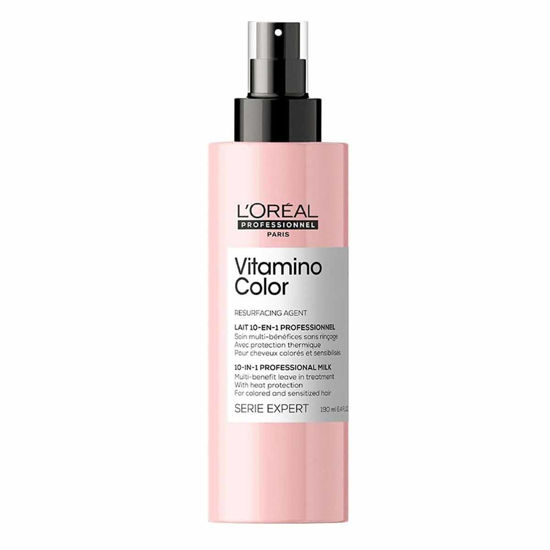 کرم مو بعد از حمام 10 کاره موهای رنگ شده لورال پرفشنال Loreal professional مدل Vitamino Color حجم 190 میل