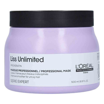 ماسک مو صاف کننده و براق کننده لورال پروفشنال Loreal professional مدل Liss Unlimited حجم 500 میل