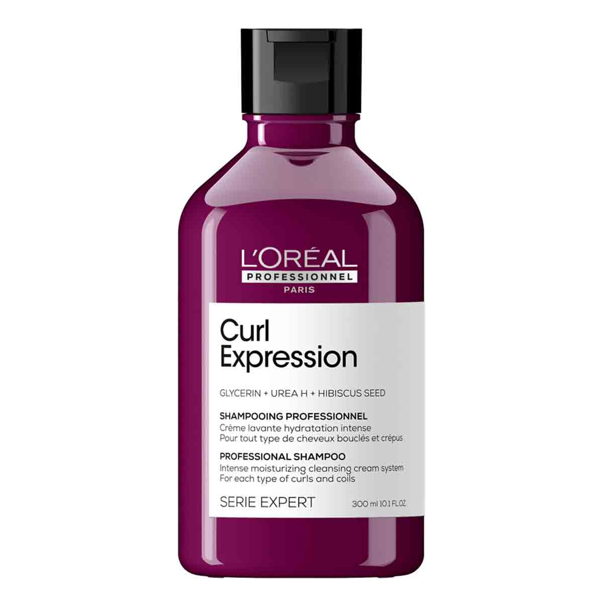 شامپو کرمی آبرسان و ضد وز لورال پروفشنال Loreal professional مناسب موهای فر مدل Curl Expression حجم 300 میل
