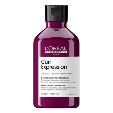 شامپو کرمی آبرسان و ضد وز لورال پروفشنال Loreal professional مناسب موهای فر مدل Curl Expression حجم 300 میل