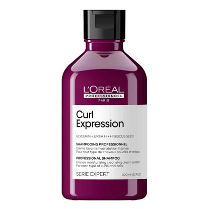 شامپو کرمی آبرسان و ضد وز لورال پروفشنال Loreal professional مناسب موهای فر مدل Curl Expression حجم 300 میل