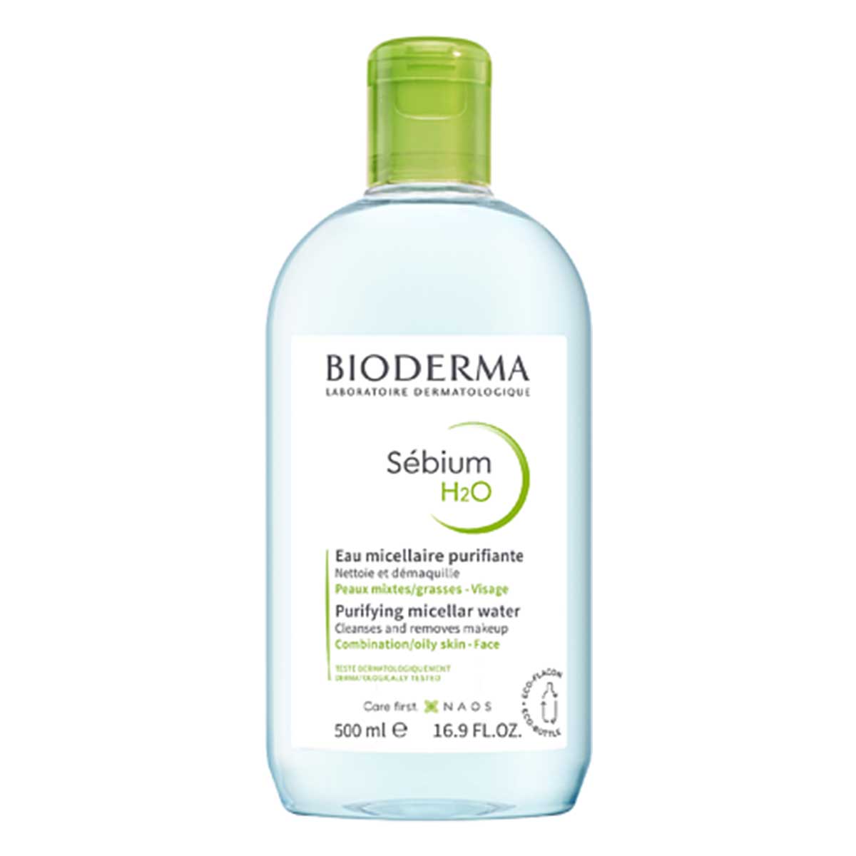 میسلار واتر پوست چرب بایودرما Bioderma مدل Sébium H2O حجم 500 میل