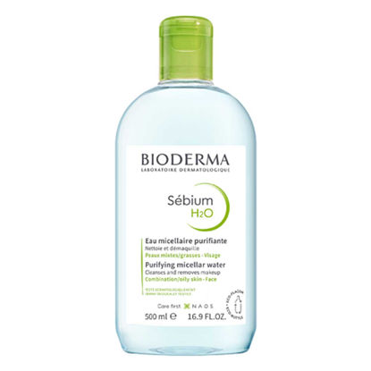 میسلار واتر پوست چرب بایودرما Bioderma مدل Sébium H2O حجم 500 میل