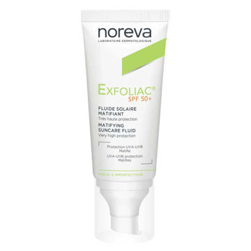 ضدآفتاب فلوئیدی پوست چرب SPF50 نوروا Noreva حجم 40 میل