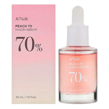 سرم روشن کننده و شفاف کننده نیاسینامید آنوا Anua مدل PEACH 70 حجم 30 میل