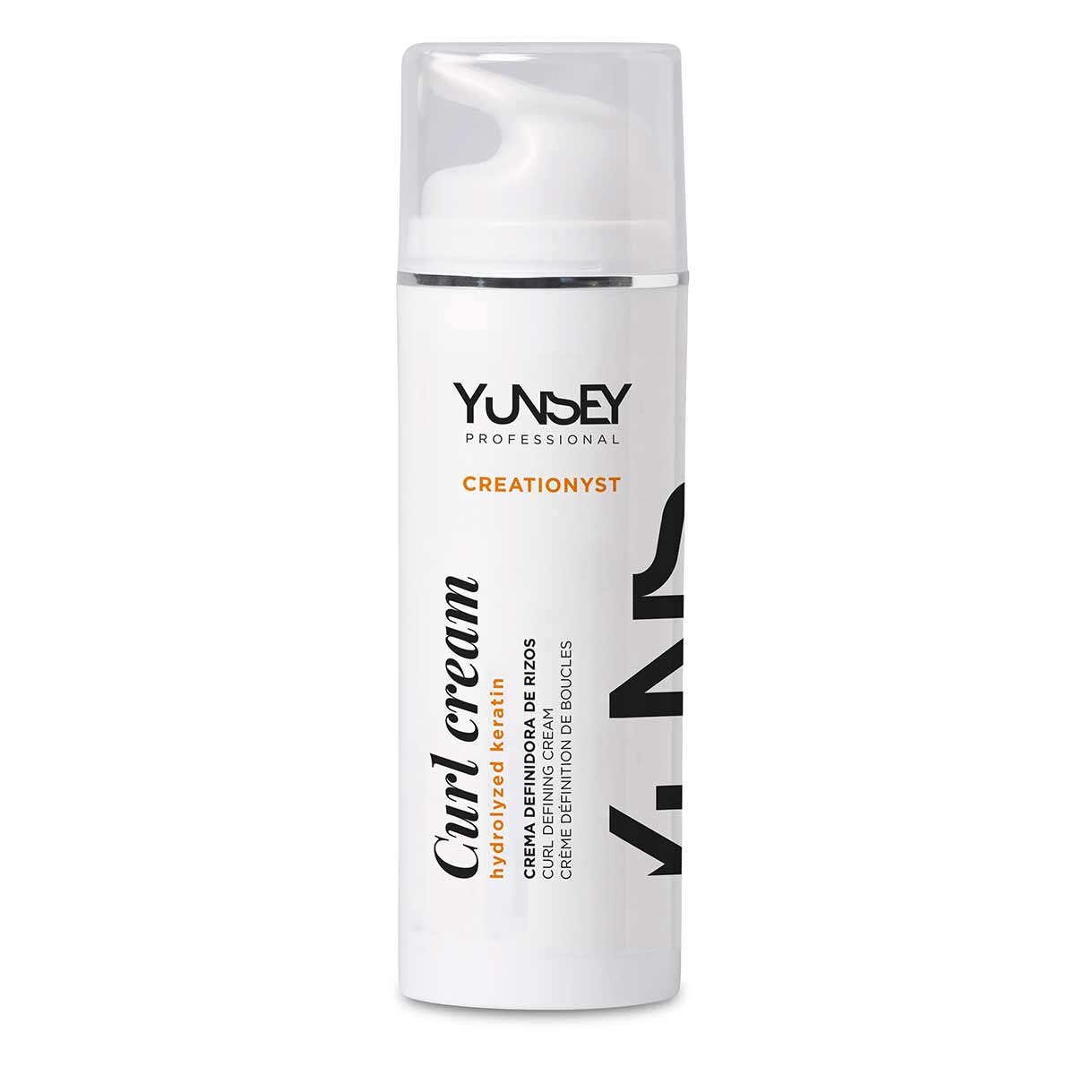 کرم مو فر حالت دهنده و ضد وز و آبرسان قوی یانسی YUNSEY مدل Curl Cream حجم 150 میل