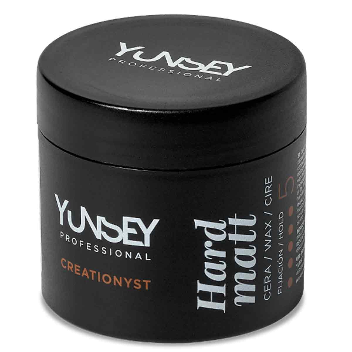واکس مو حالت دهنده یانسی YUNSEY مدل مردانه مات بسیار قوی با قدرت نگهدارندگی 5 Hard Matt حجم 100 میلی لیتر