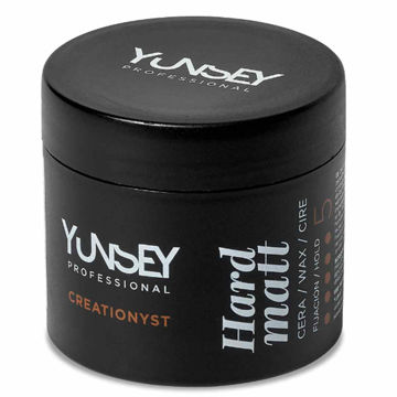 واکس مو حالت دهنده یانسی YUNSEY مدل مردانه مات بسیار قوی با قدرت نگهدارندگی 5 Hard Matt حجم 100 میلی لیتر