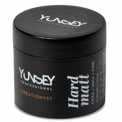 واکس مو حالت دهنده یانسی YUNSEY مدل مردانه مات بسیار قوی با قدرت نگهدارندگی 5 Hard Matt حجم 100 میلی لیتر