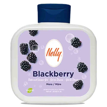 شامپو بدن با رایحه شاه توت نلی Nelly مدلBlackberry حجم 750 میل