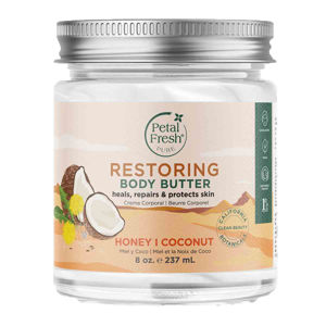 کره بدن آبرسان و ترمیم کننده پتال فرش Petal Fresh حاوی عصاره ارگانیک عسل و روغن نارگیل حجم 237 میلی لیتر حجم
