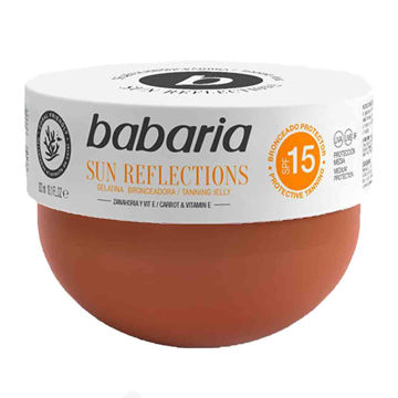 ژلاتین برنز SPF15 باباریا babaria مدل TANNING JELLY حاوی عصاره هویج حجم 300 میل