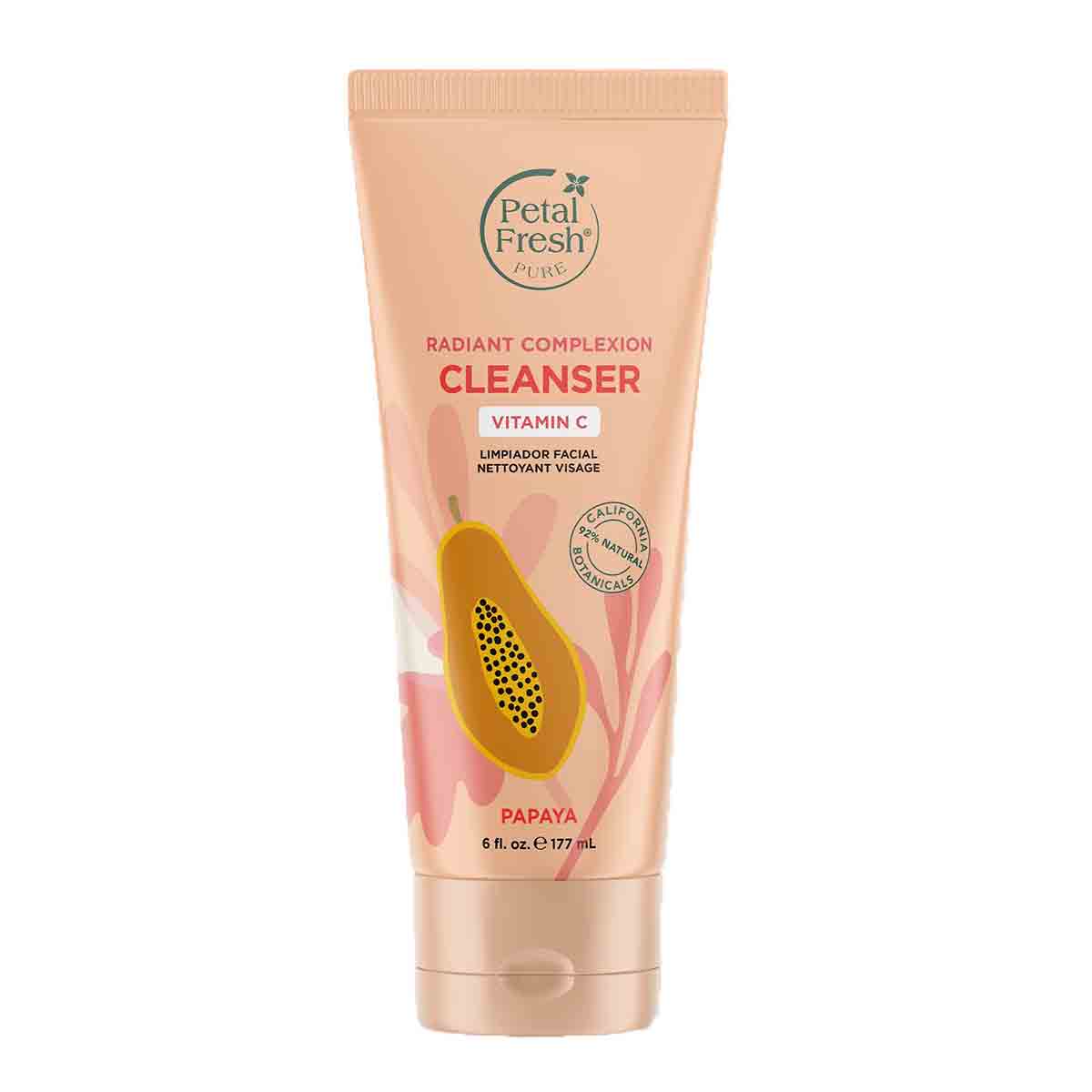 شوینده صورت حاوی ویتامین سی و پاپایا پتال فرش Petal fresh حجم 177 میل