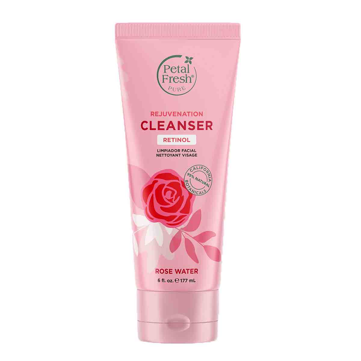 شوینده صورت حاوی رتینول و عصاره گل رز پتال فرش Petal fresh حجم 177 میل