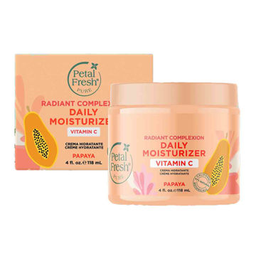 کرم مرطوب کننده صورت ویتامین سی و پاپایا و زرد چوبه پتال فرش Petal fresh حجم 118 میل