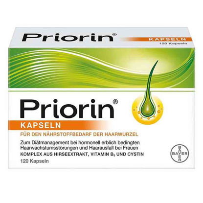 قرص مکمل تقویت کننده و ضد ریزش مو پریورین Priorin بسته 120 عددی