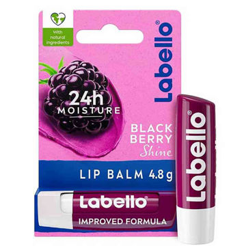 بالم لب لبلو 24 ساعته براق مدل Labello 24h BlackBerry Shine