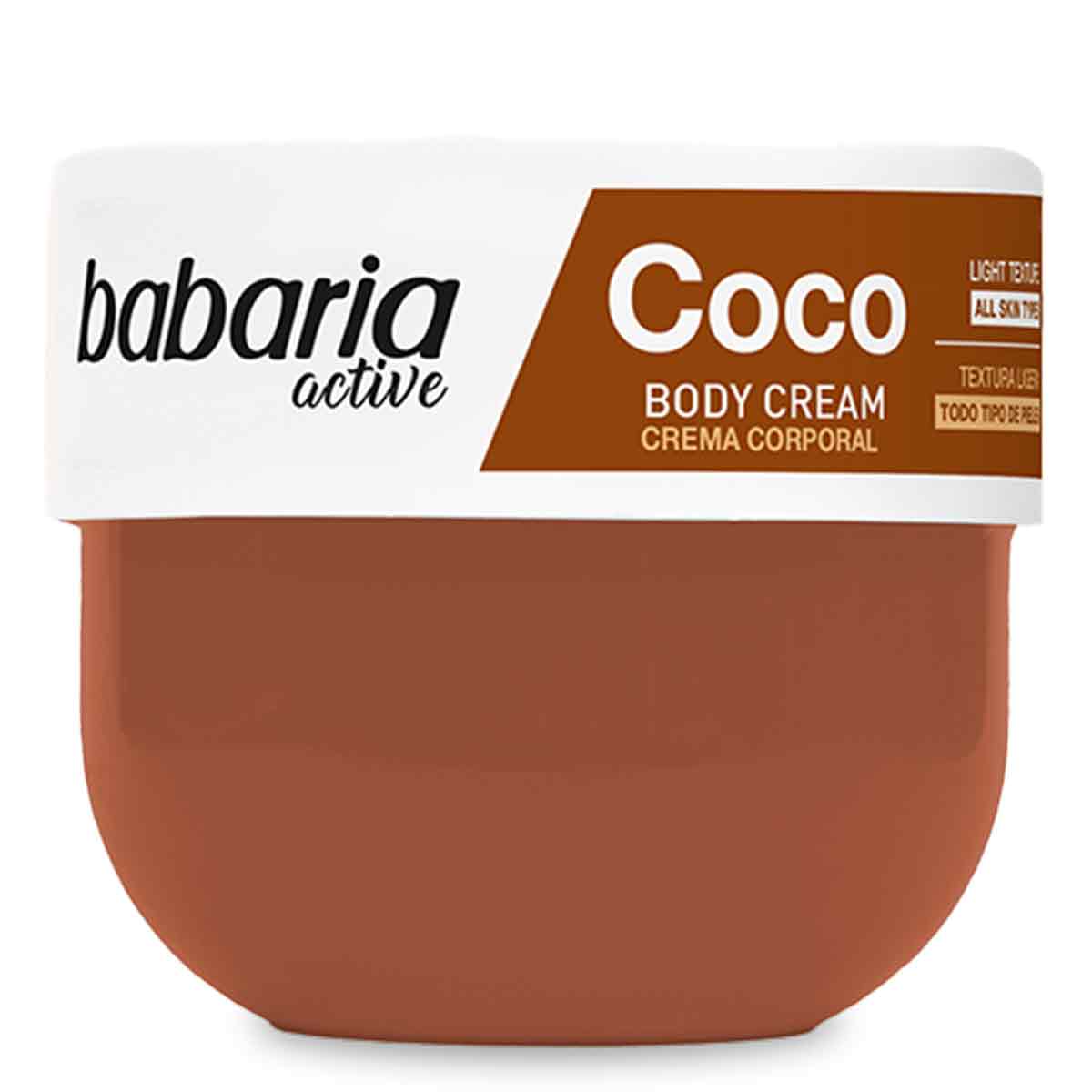 کرم بدن کاسه ای باباریا babaria حاوی نارگیل COCO مناسب پوست خیلی خشک حجم 400 میل