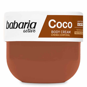 کرم بدن کاسه ای باباریا babaria حاوی نارگیل COCO مناسب پوست خیلی خشک حجم 400 میل