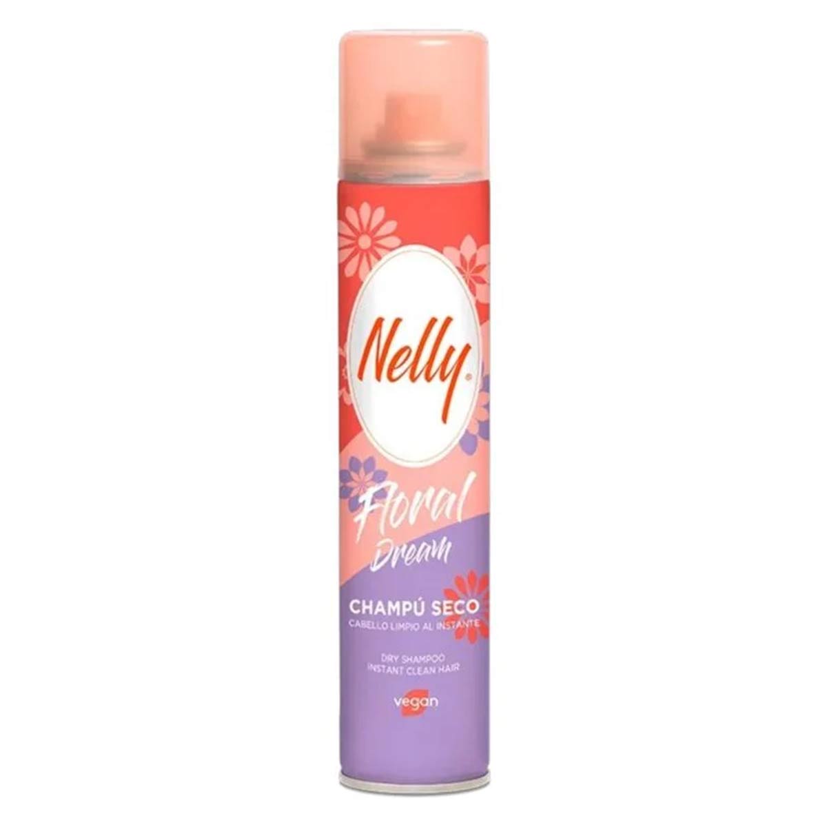 شامپو خشک نلی NELLY مدل DRY SHAMPOO با رایحه گل حجم 200 میل