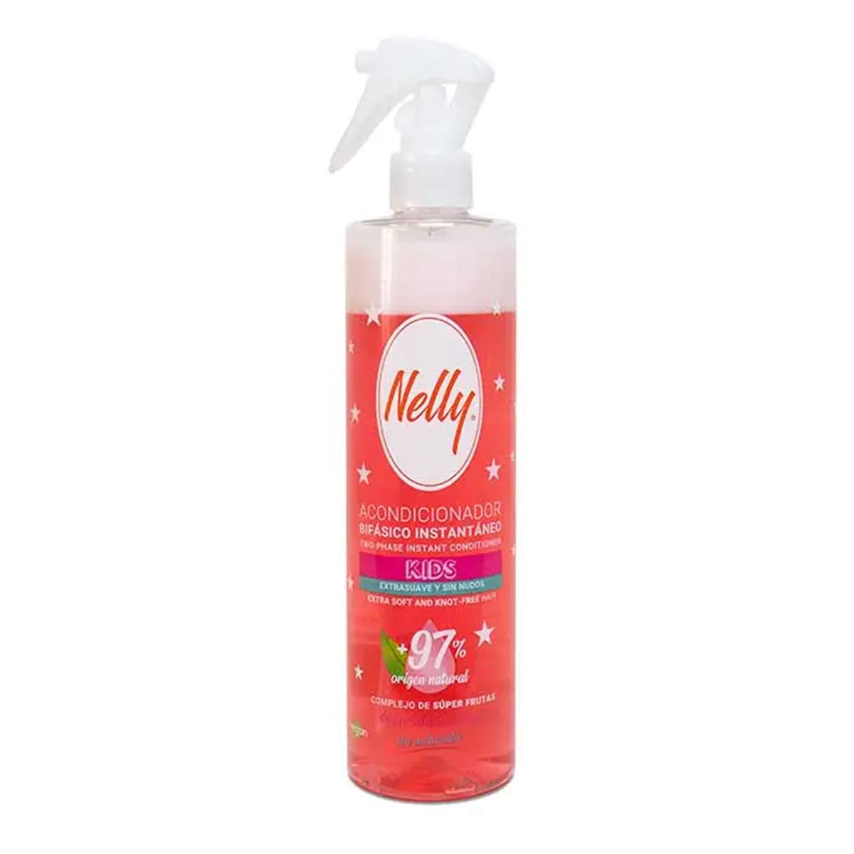 اسپری دو فاز مو کودک آبرسان و ضد گره نلی Nelly مدل KIDS حجم 400 میل